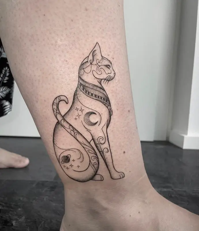Full Sleeve Temporary Tattoo Black and Gray Egyptian Tattoos Flower & Woman  Full Arm Tattoos Waterproof Fake Tattoo Stickers Lion Tattoos - Etsy