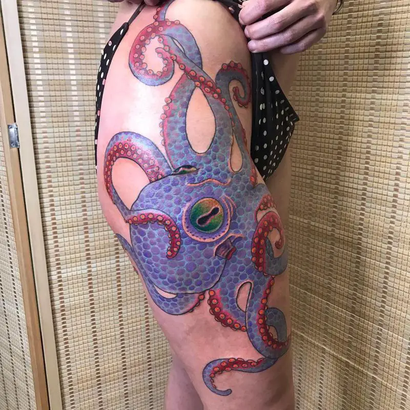 Octopus girl tattoo with 125 Magnificent