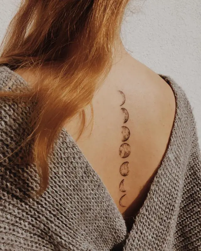 Moon Phase Tattoo 1
