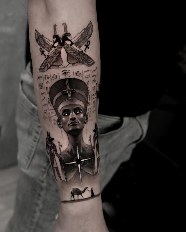 Nefertiti Tattoo 3