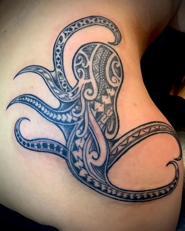 Polynesian Octopus Tattoo 3