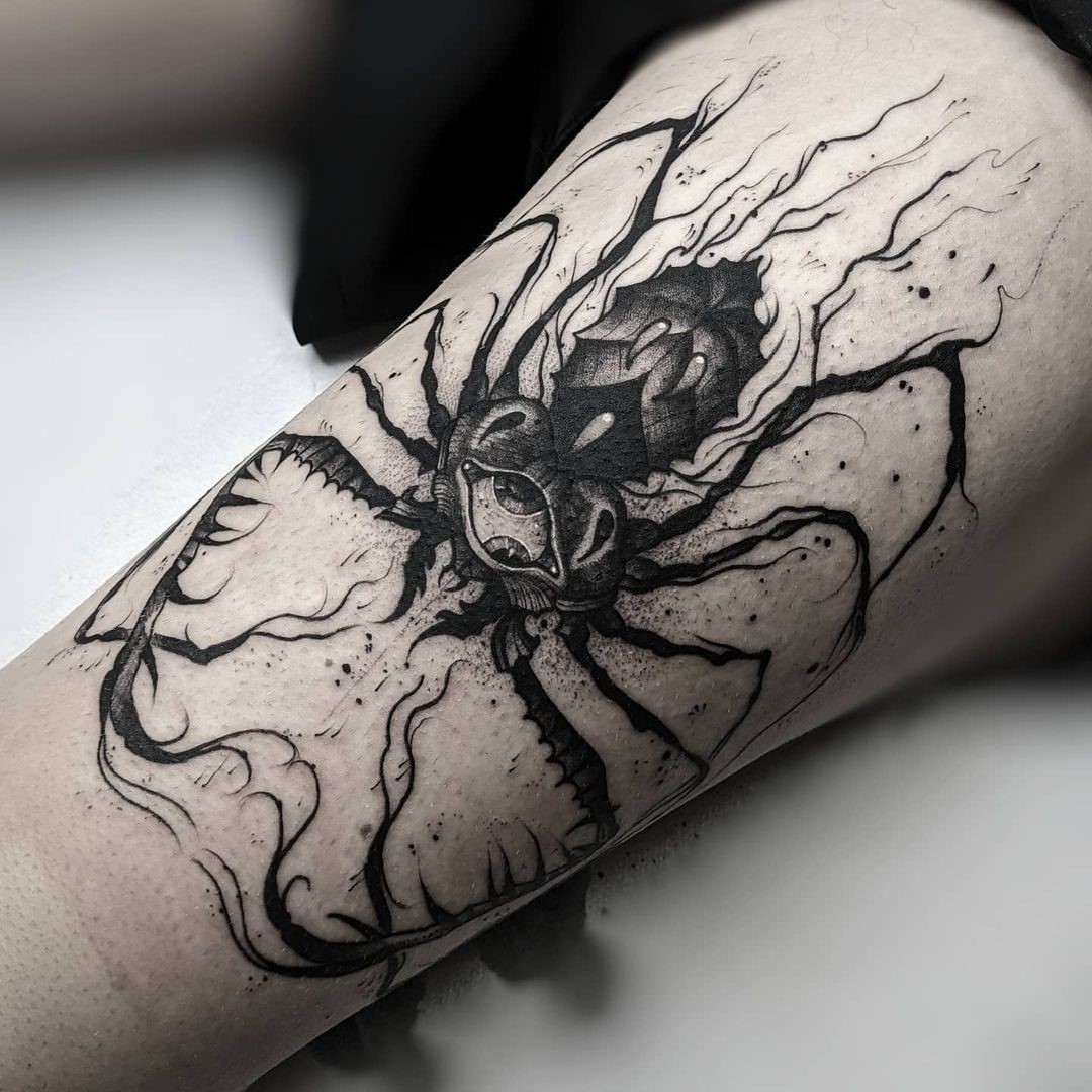 Top 145+ spider tattoo simple super hot