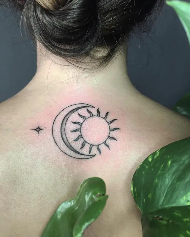Sun and Moon Tattoo 5