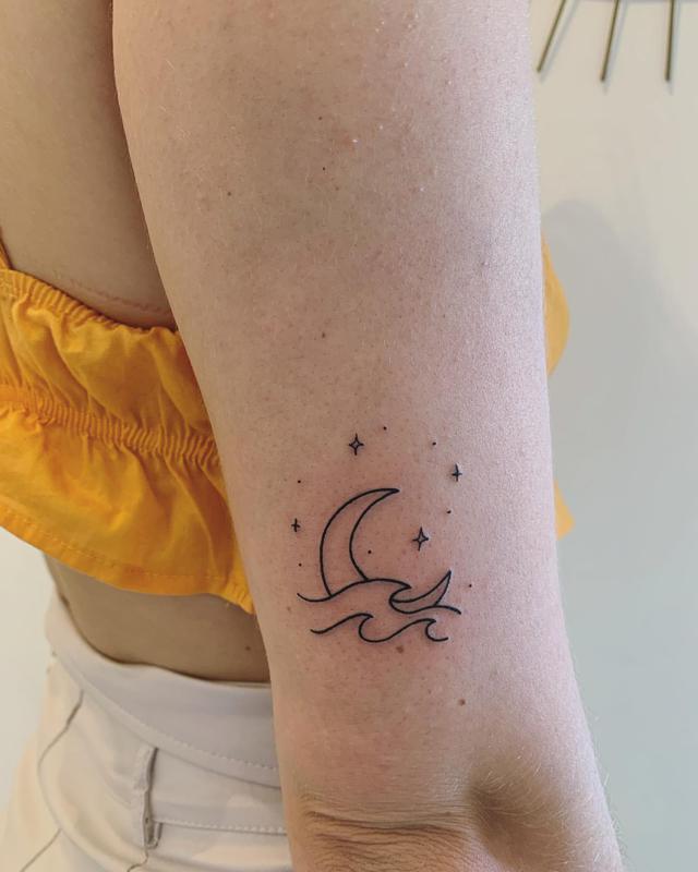 30+ Moon Tattoos: Designs, Inspiration, Symbolism, and Meaning - Saved Tattoo
