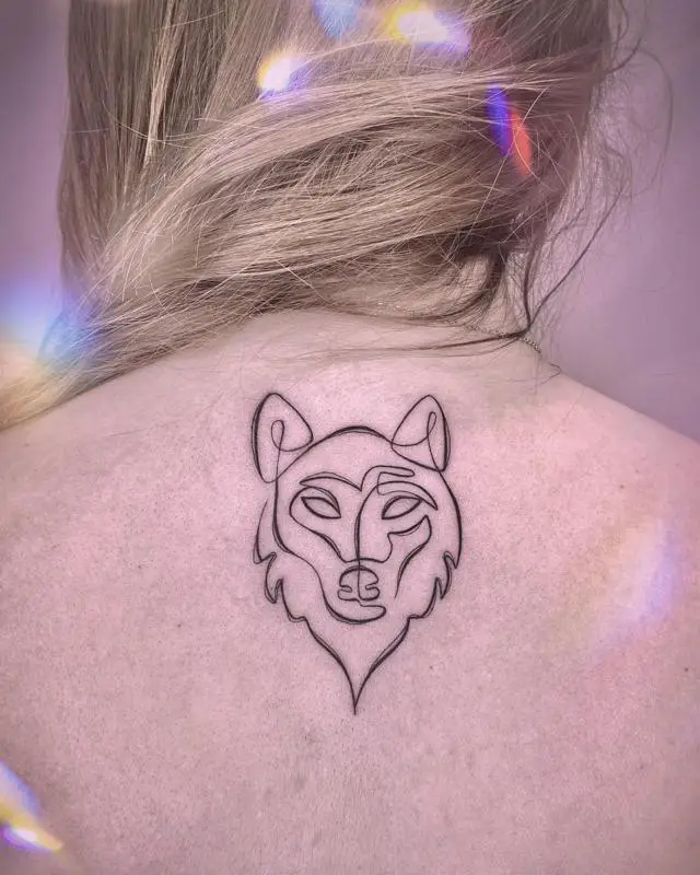 Wolf Tattoo That Show Courage and Bravery 2