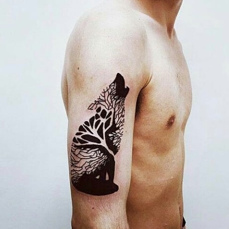 Wolf Tattoo That Show Courage and Bravery 6