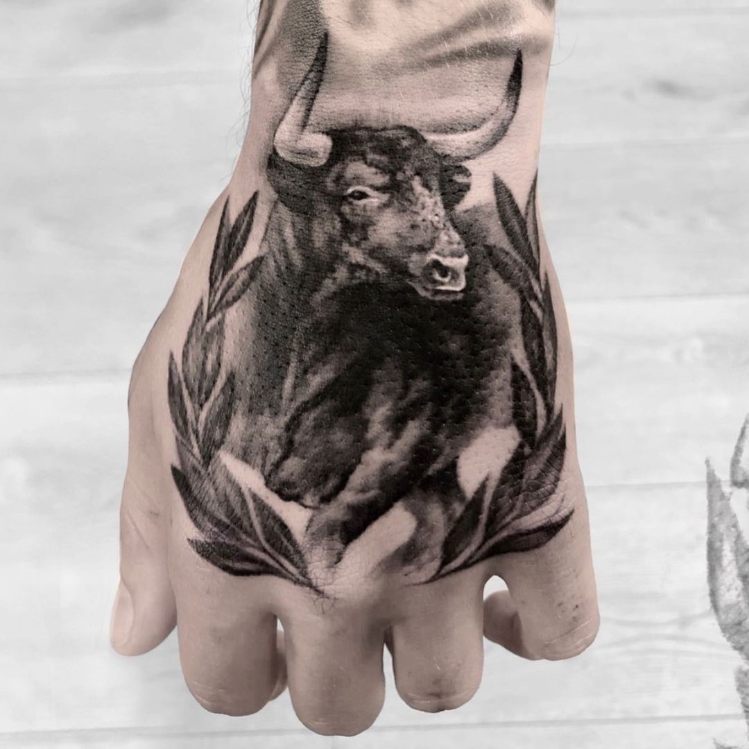 Discover 99+ about charging bull tattoo super hot .vn