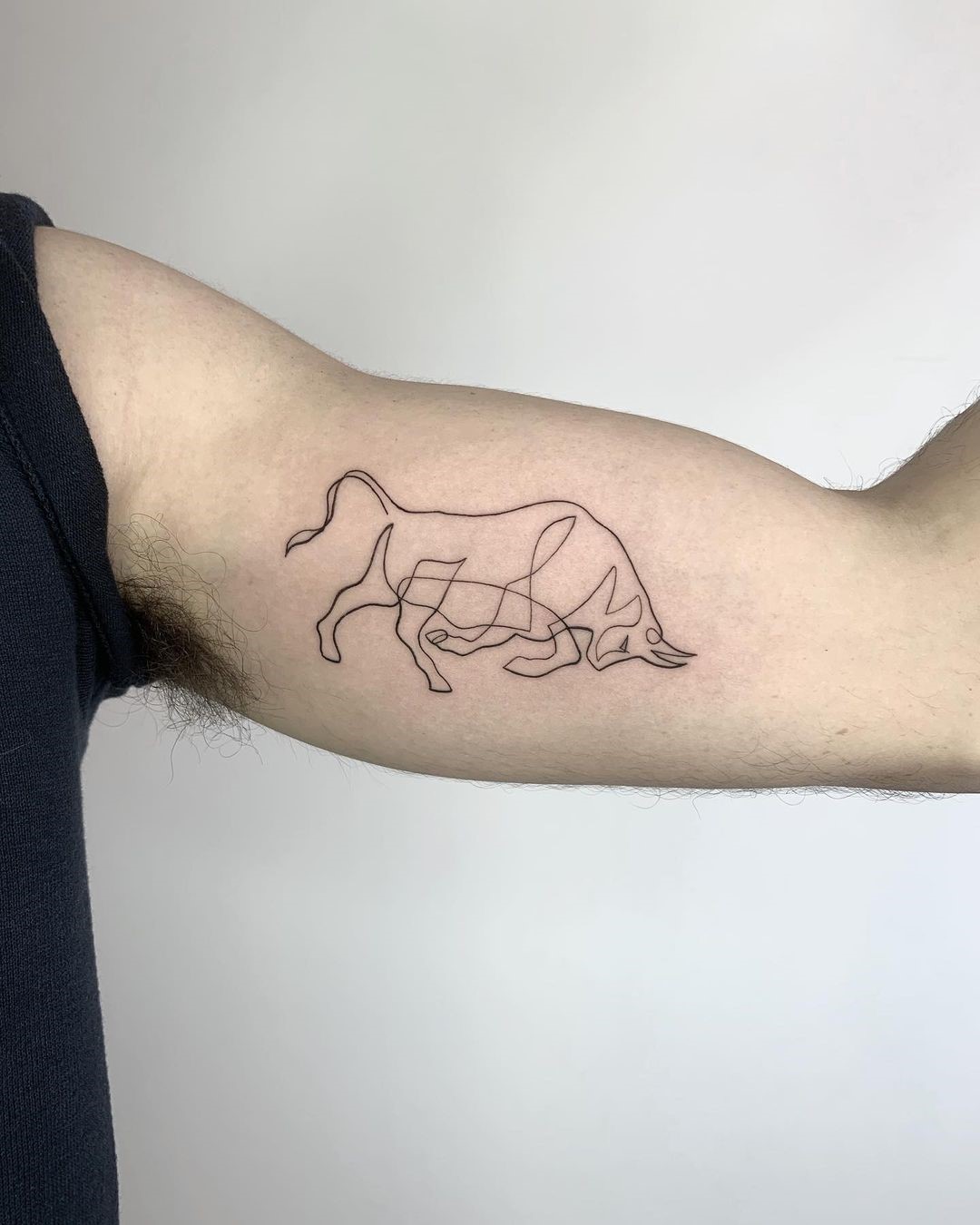 Arm Bull Tattoo 