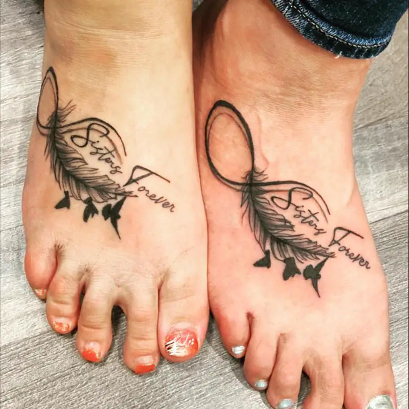 Best Friend Tattoo For Legs 3