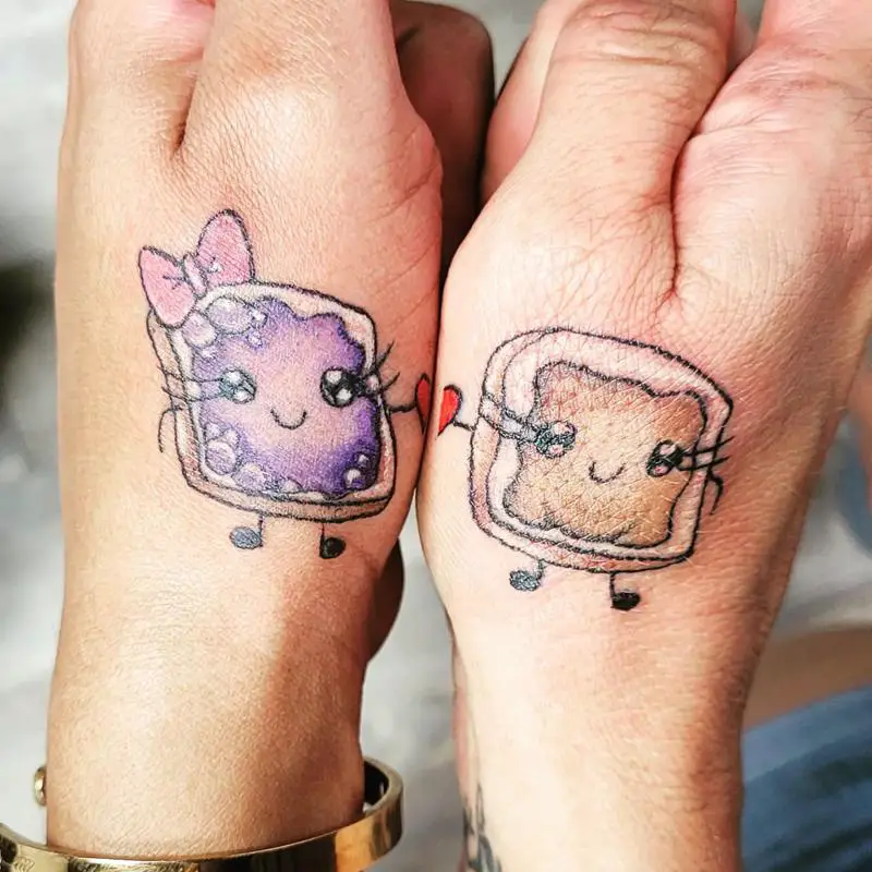 Aggregate 96+ about best friend tattoos guy and girl unmissable - in.daotaonec