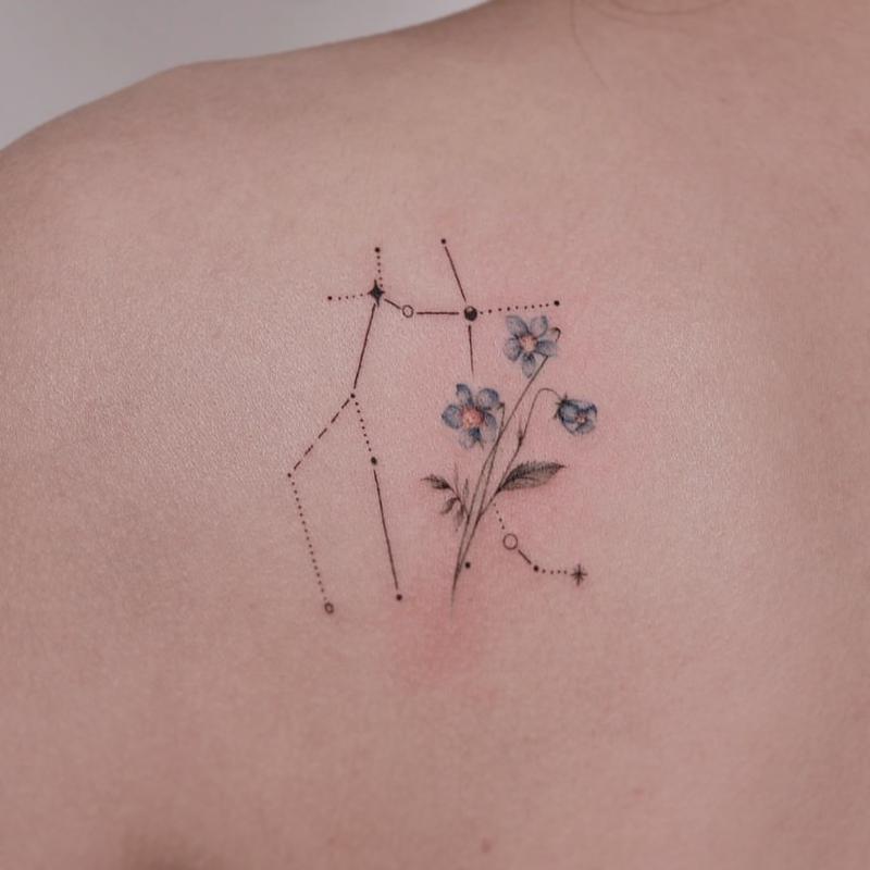 Constellation Gemini Tattoo 4