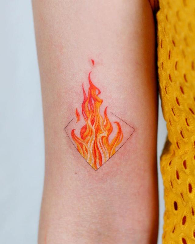 Fire Tattoo Design Ideas 5
