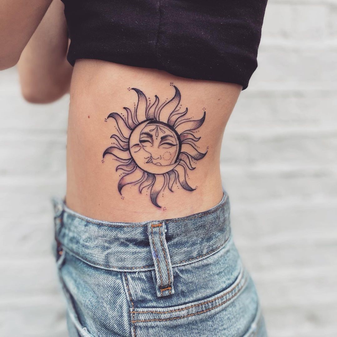 Flower Of Life Tattoo Ideas Sun Print 
