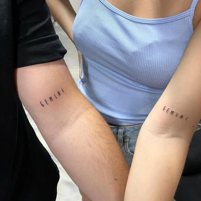 60  Gemini Tattoos for Men and Women Complete With Meanings and The Best  Body Placements