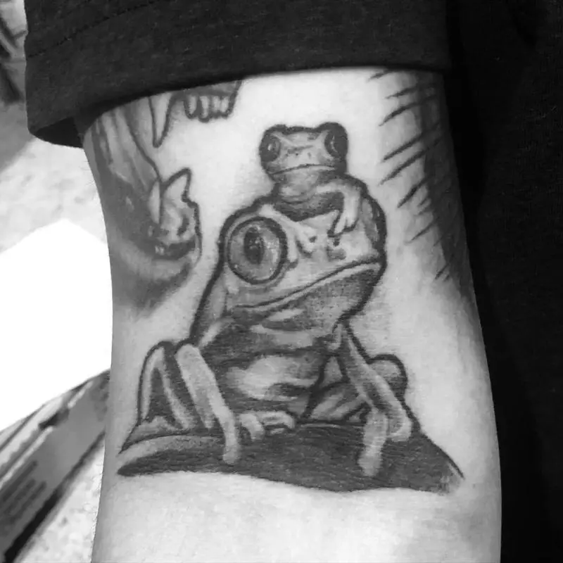 Healing Frog Tattoo