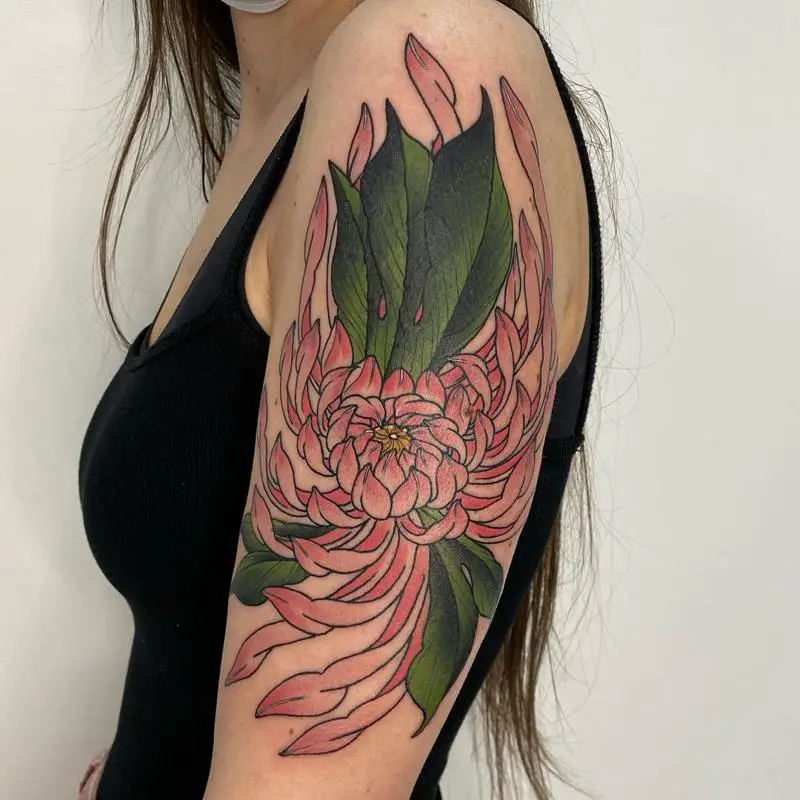 How to Prepare for Your Chrysanthemum Tattoo 2