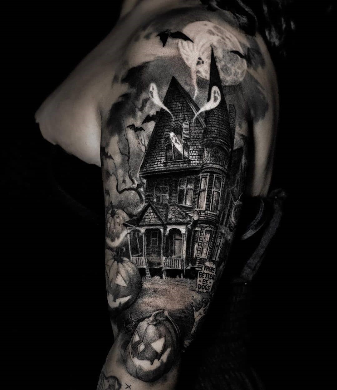 cover up opinionsseeking artwork a combination of the 2 witch houses I  like the circle of vines outlining the house on the first one but the  darker shading and moon placement of
