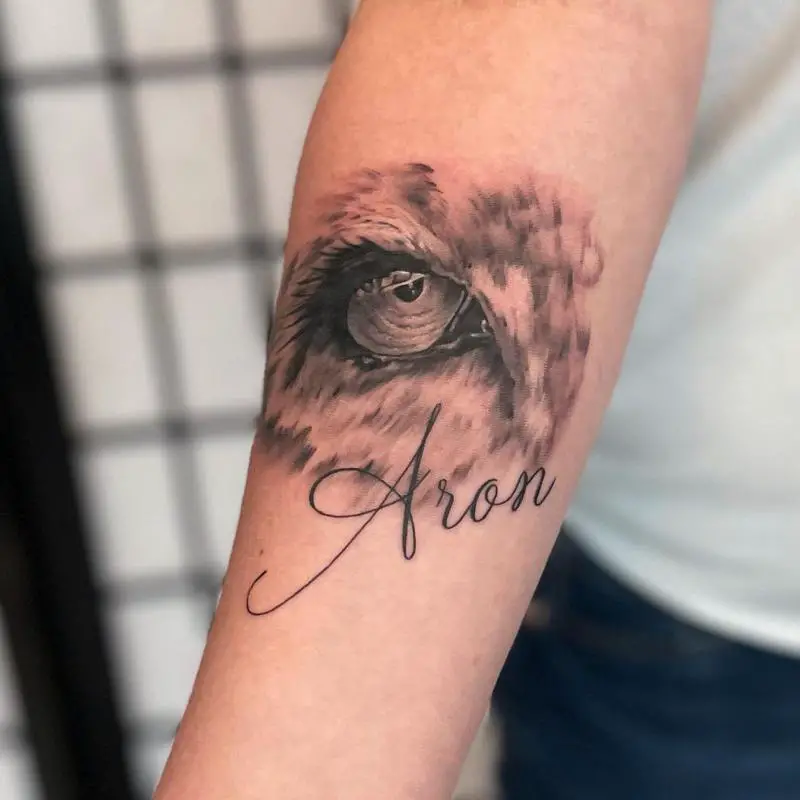 Lion Eyes Tattoo 1