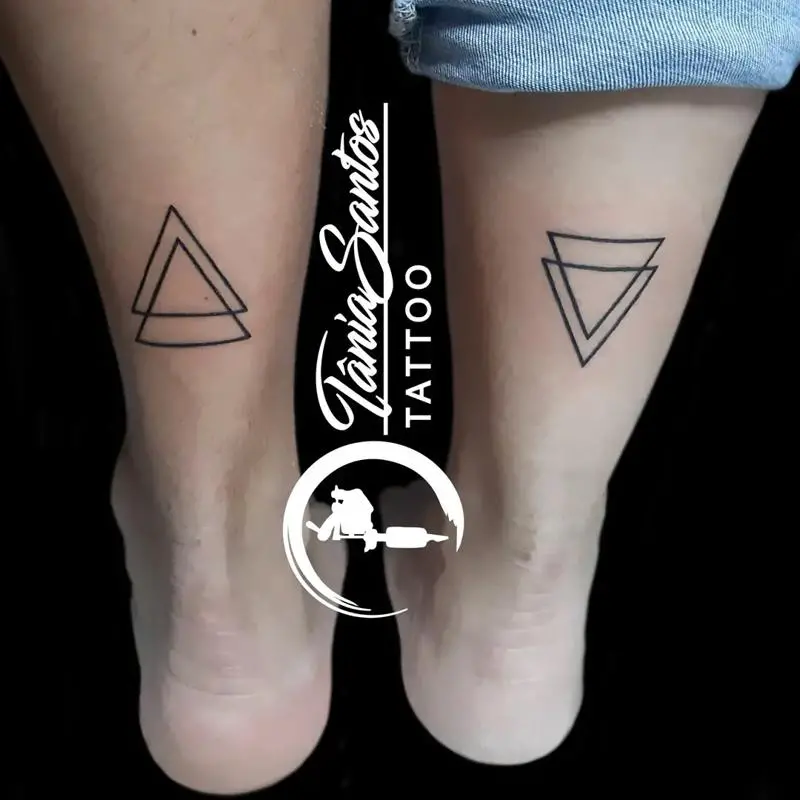 Overlapping Triangle Tattoo 1