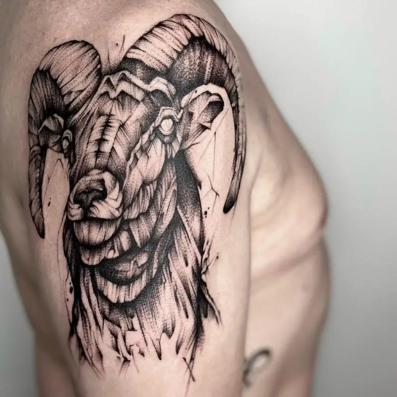 Share 88+ about ram tattoo design super cool - in.daotaonec