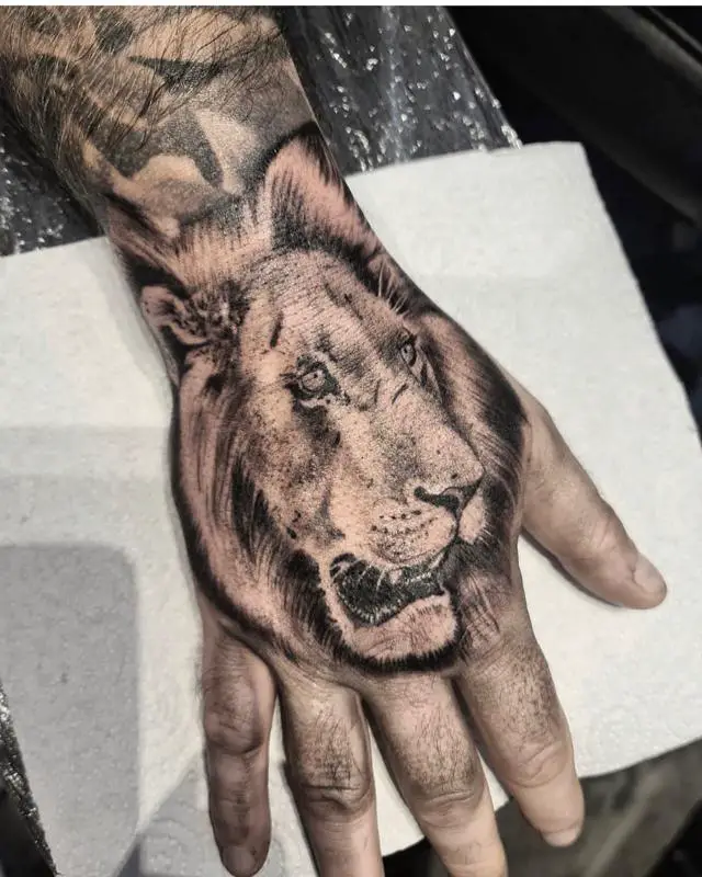 The Lion Face Tattoo 2