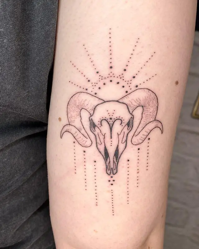 The Ram's Horns Tattoo 5