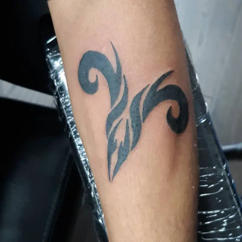 The Tribal Aries Tattoo 5