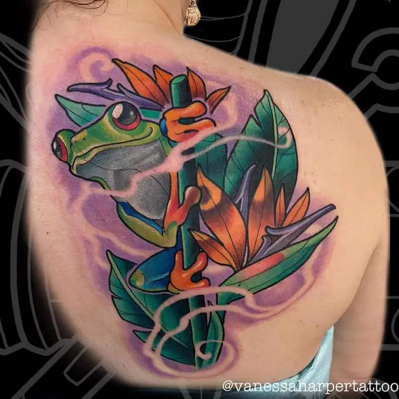 Tree Frog Tattoo 1