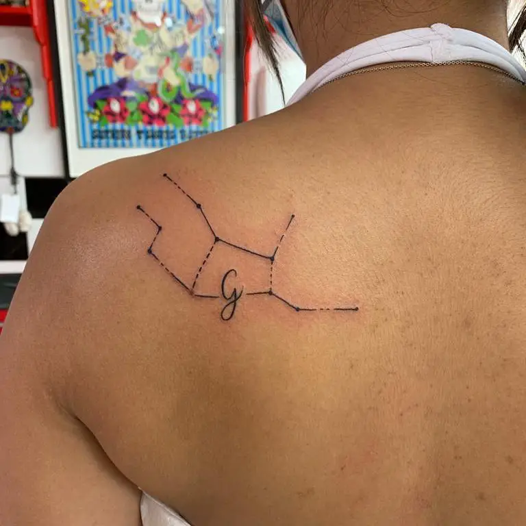 Virgo Constellations With Numerals Or Letters 1
