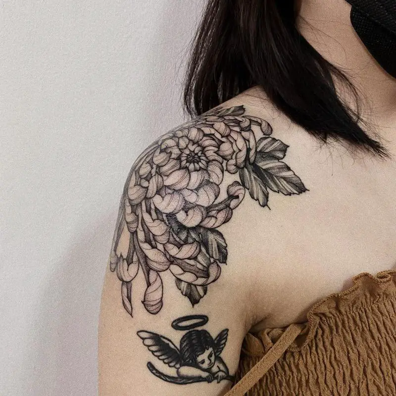 Where Should I Get My Chrysanthemum Tattoo 1