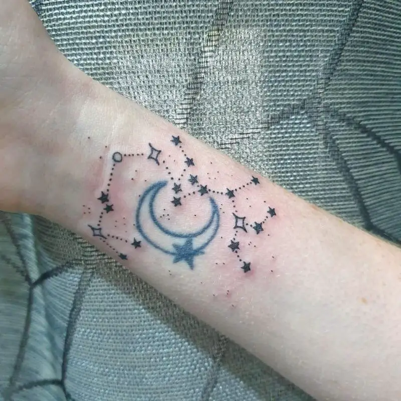 Wrist Sagittarius Tattoo 2
