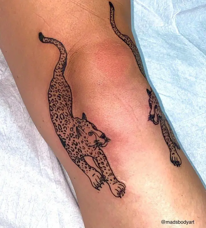 Animal Knee Tattoo 2