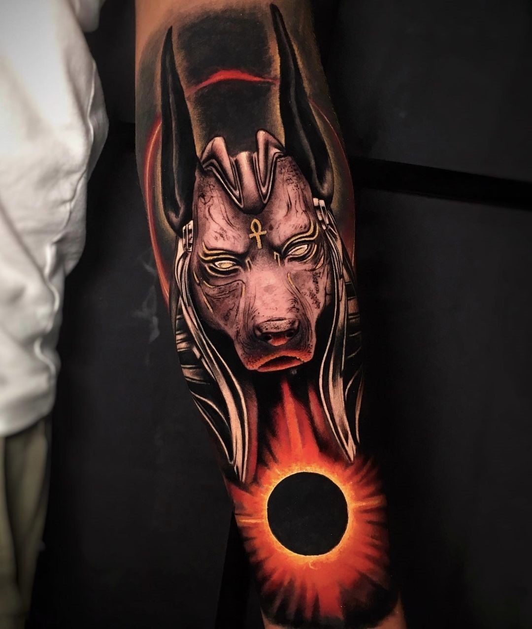 16 Powerful Anubis Tattoo Designs with Meaning  Tattoodo  Egyptian eye  tattoos Anubis tattoo Egyptian tattoo