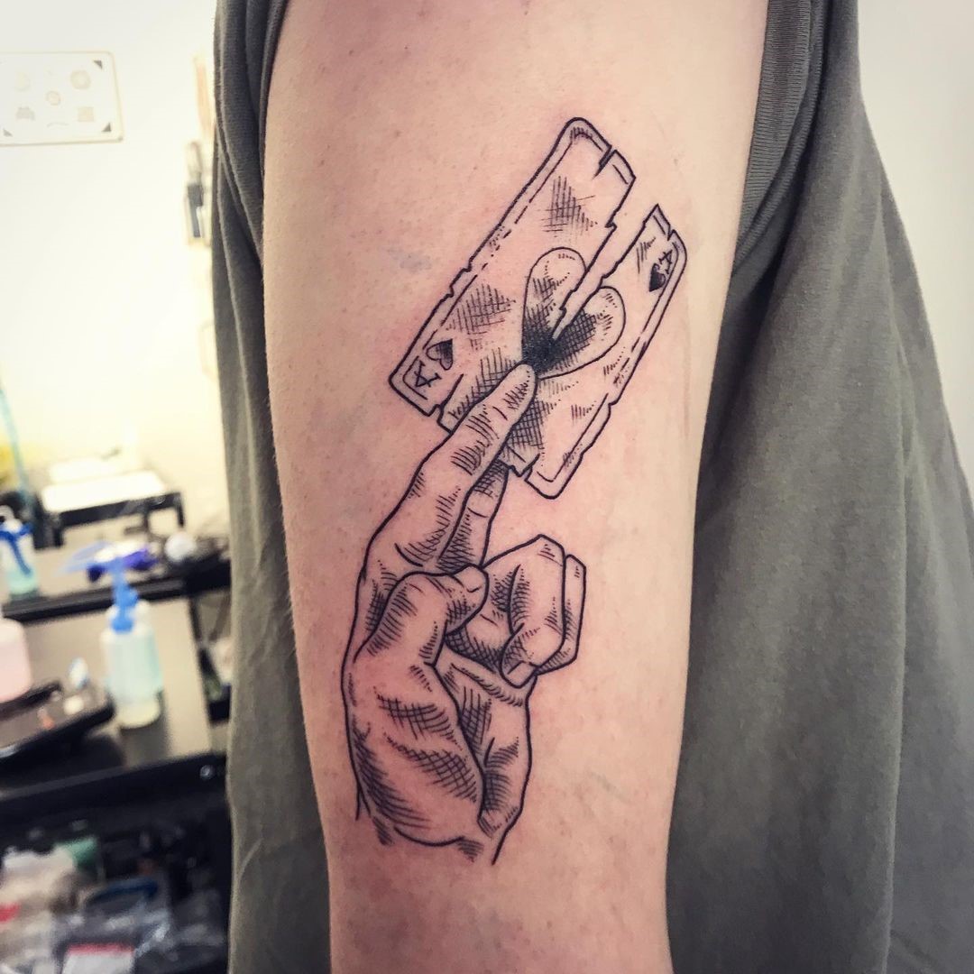 Arm Ace Tattoos 