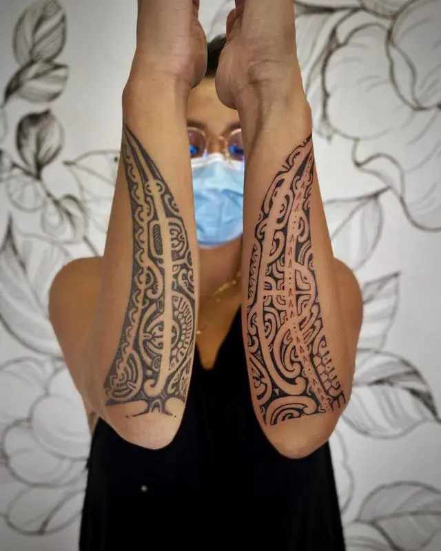 Arm Polynesian Tattoo Designs 2