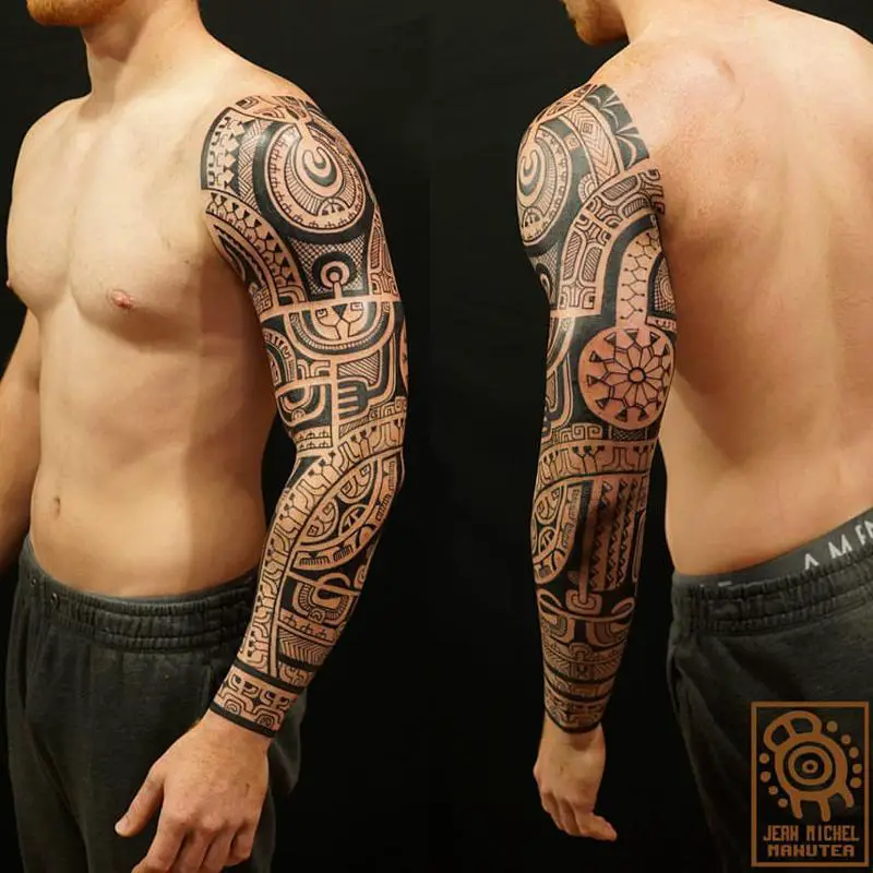 Arm Polynesian Tattoo Designs 3