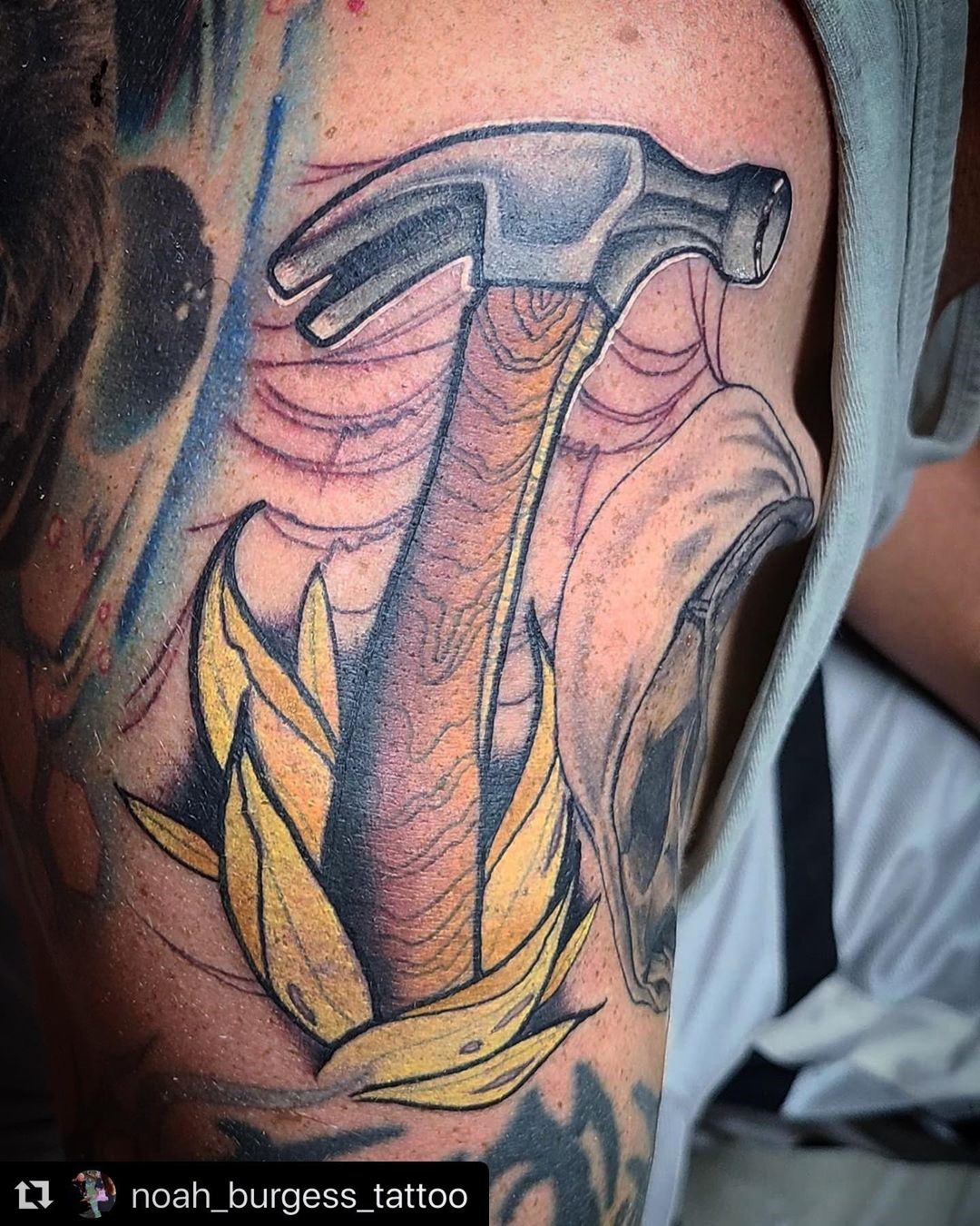 Artsy & Big Hammer Tattoo 