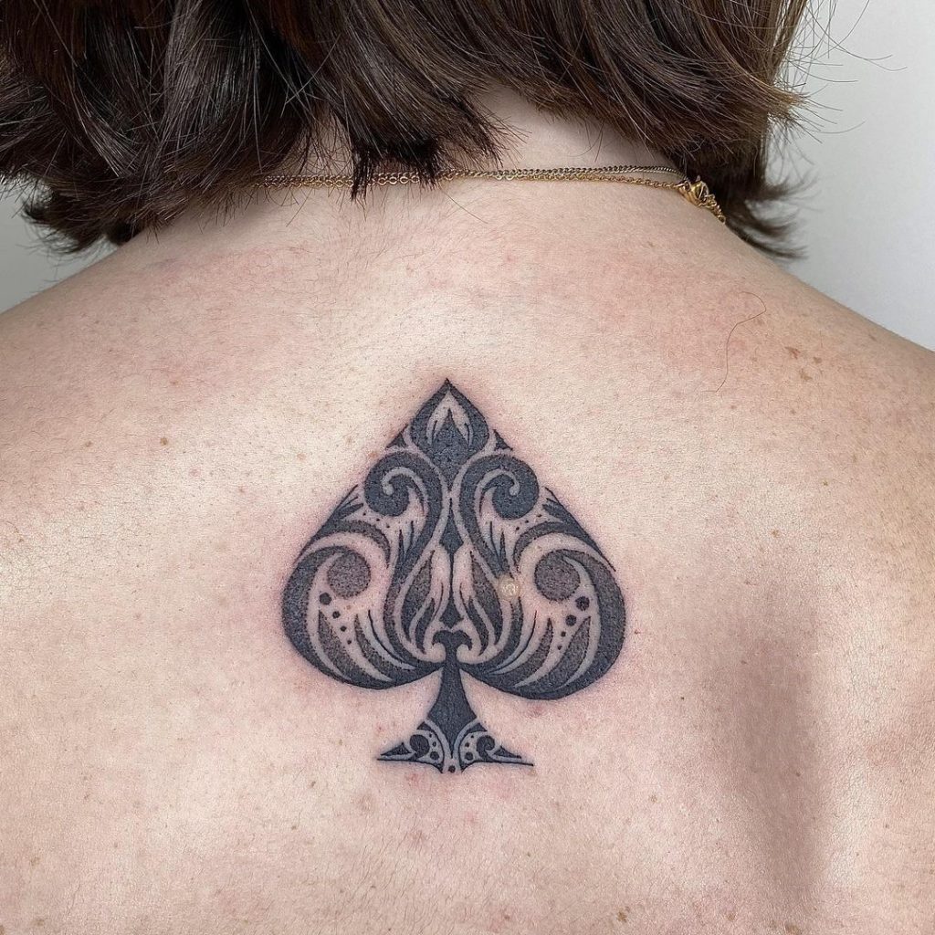 50+ Creative Ace Tattoo Design Ideas (Ace of Spades & Portgas D Ace One Piece) Saved Tattoo