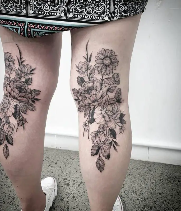 Top 75+ back knee tattoo latest - thtantai2