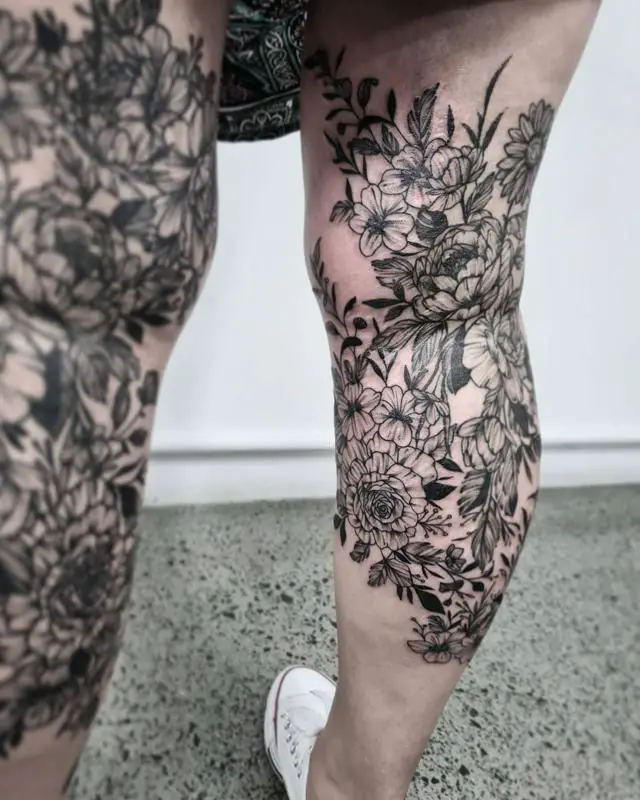 Update more than 74 back of knee tattoo latest - thtantai2