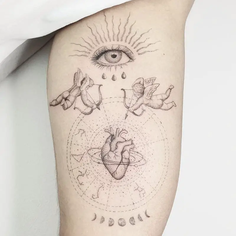 Details more than 122 minimalist cherub tattoo best