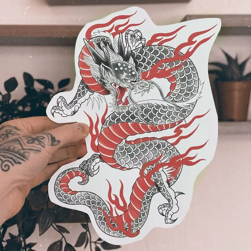 Японские Татуировки с Драконами