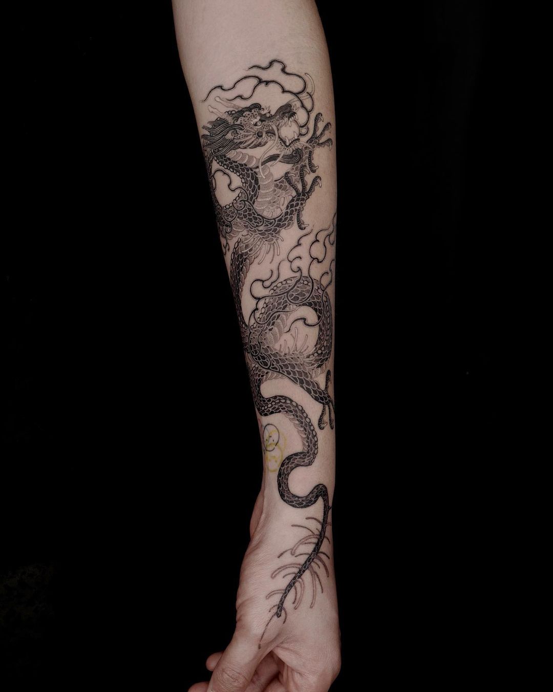 Buy Tribal Dragon Full Sleeve Temporary Tattoos Arm Tattoo Floral Online in  India  Etsy