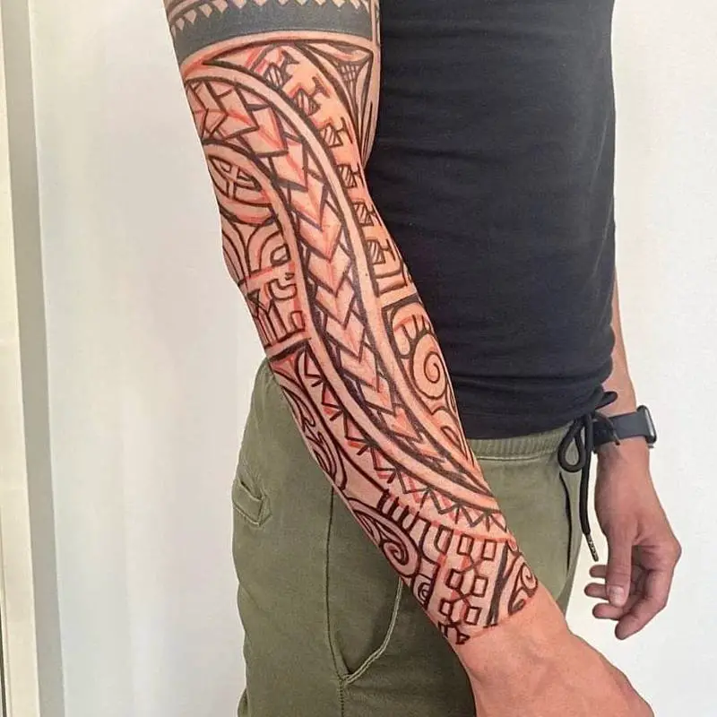 Polynesian Arm design by Manu Farrarons: TattooNOW