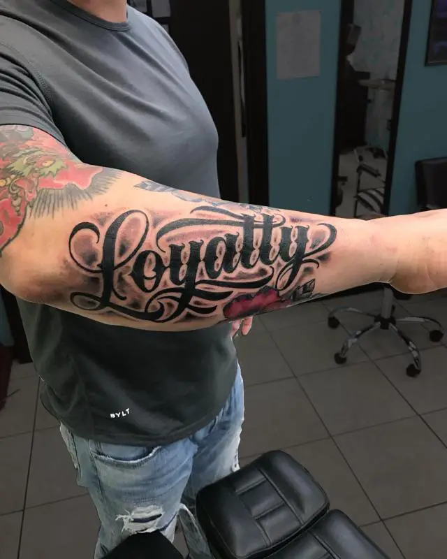 Details more than 71 forearm loyalty tattoo - thtantai2