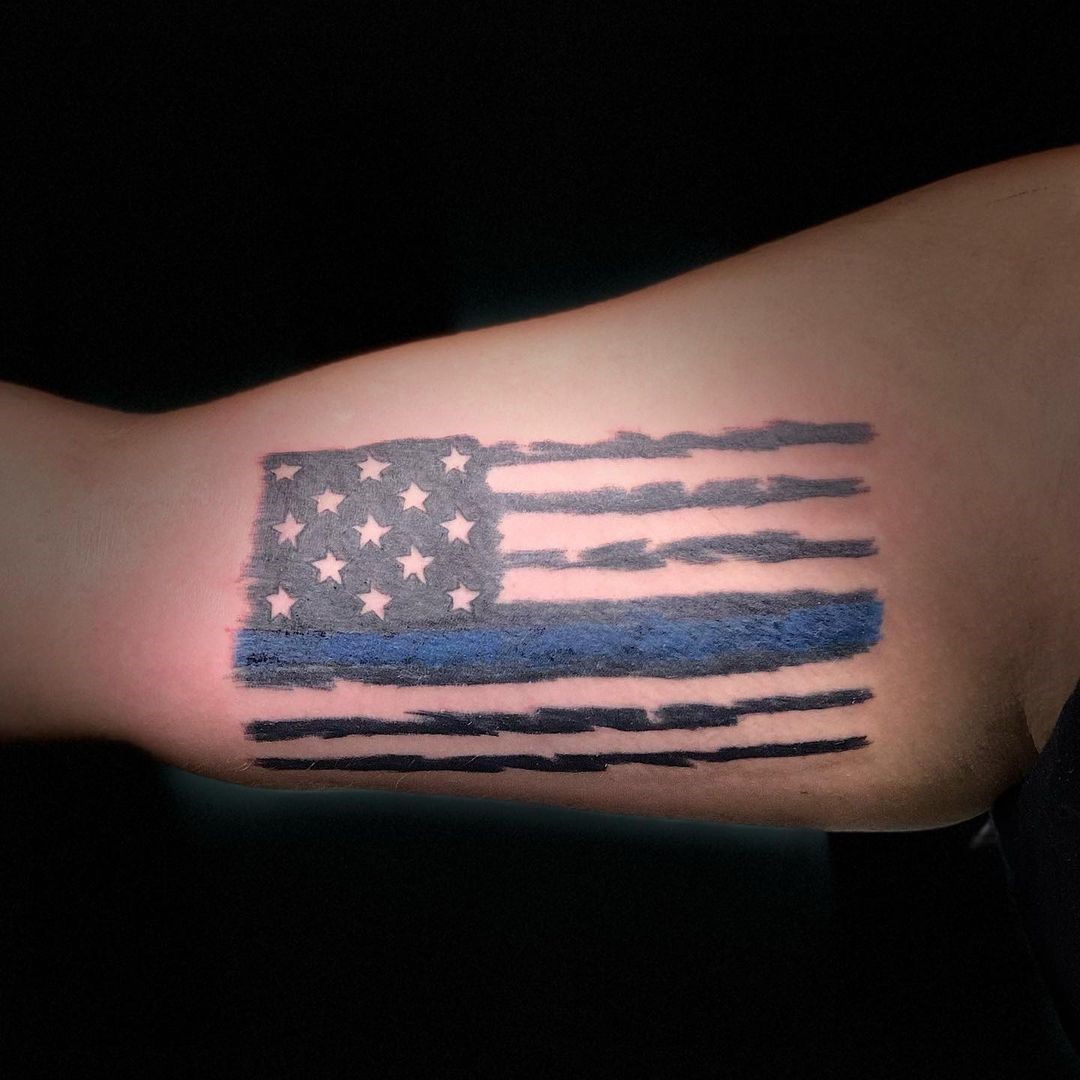Top 30 American Flag Tattoo Design Ideas (Sleeve, Back, Black And White) - Saved Tattoo