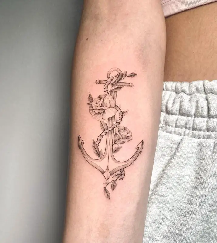 The Anchor Tattoo Design 1
