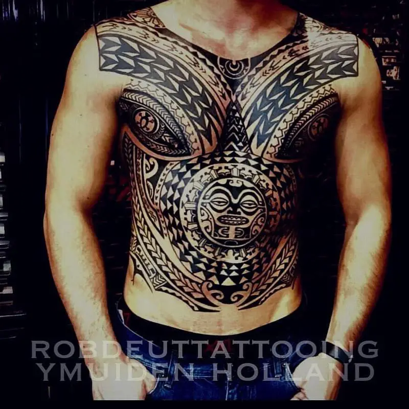 Tiki Polynesian Tattoo Designs 3