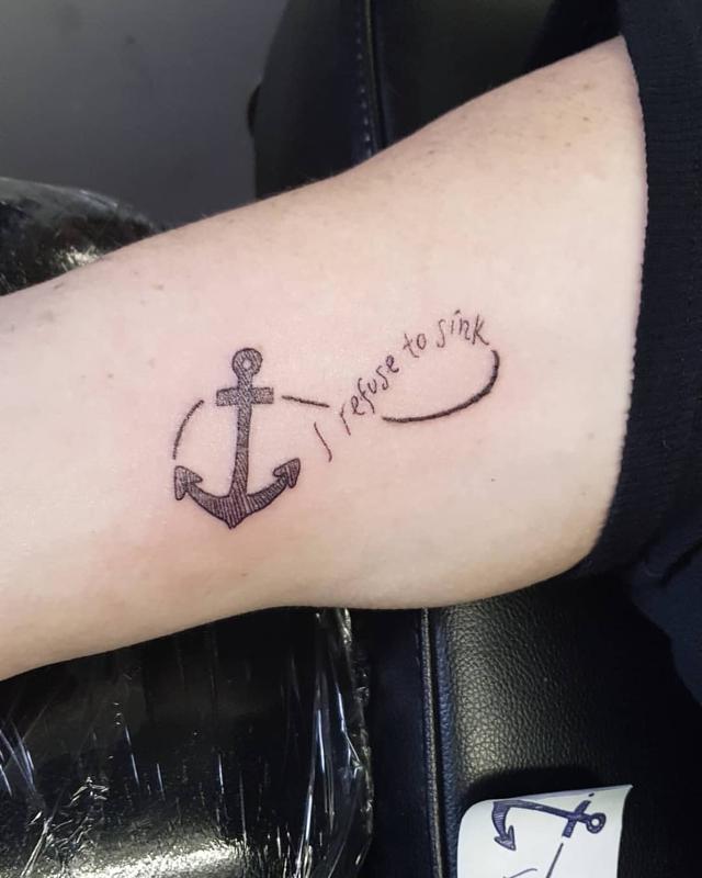 Small Anchor Temporary Tattoo / Anchor Tattoo / Tiny Anchor - Etsy Australia