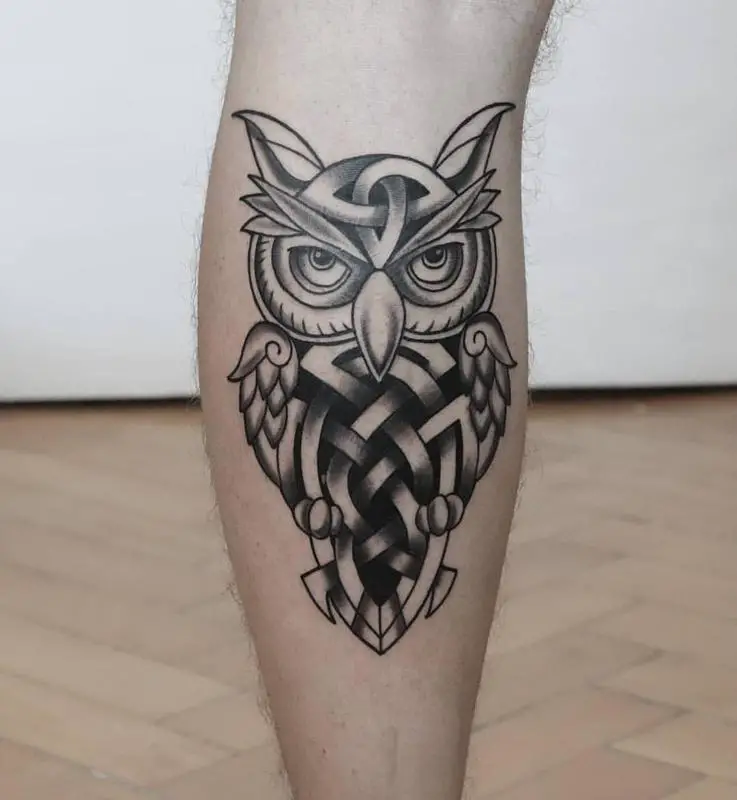Татуировка Кельтской Совы 3